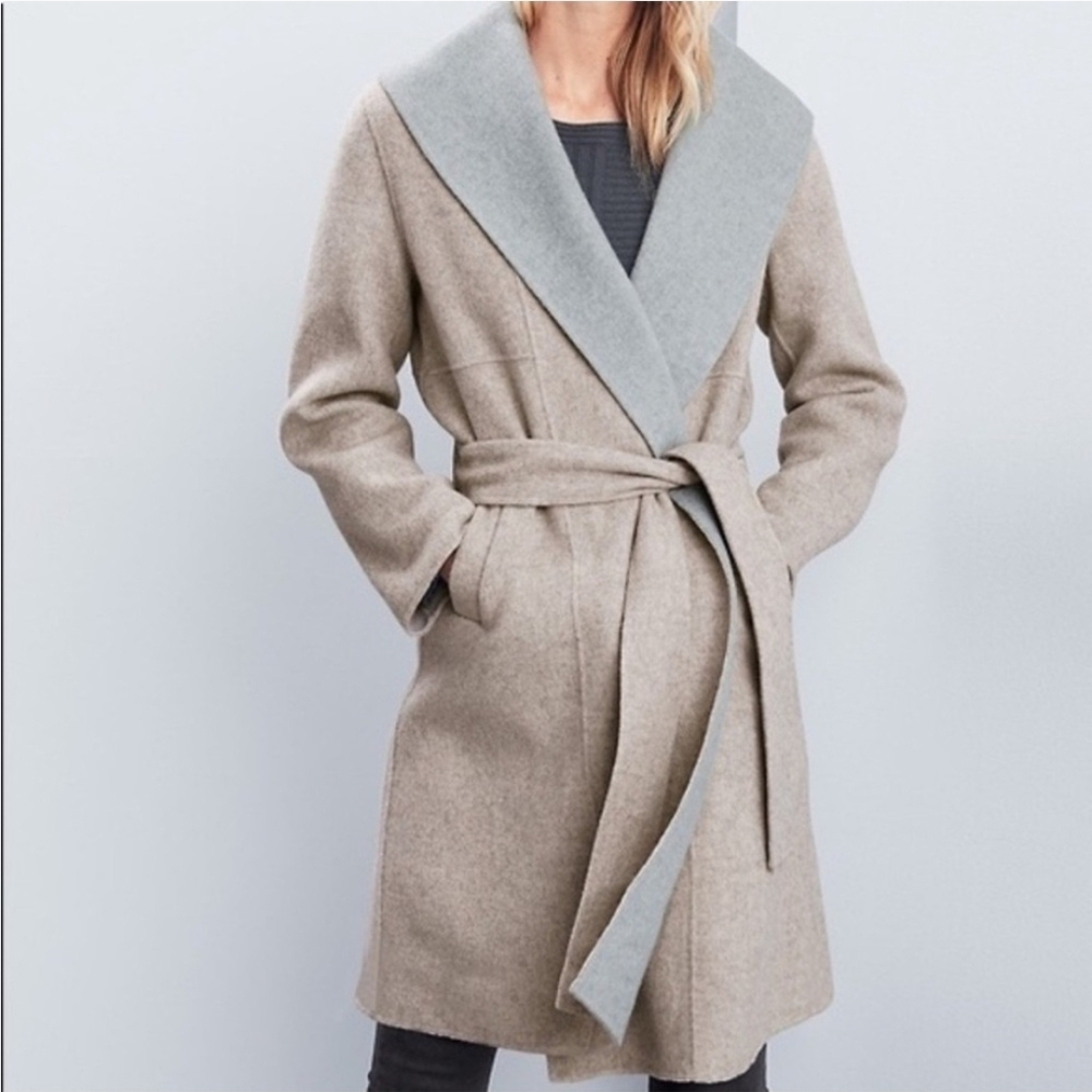 Eileen Fisher Doubleface Wool Coat